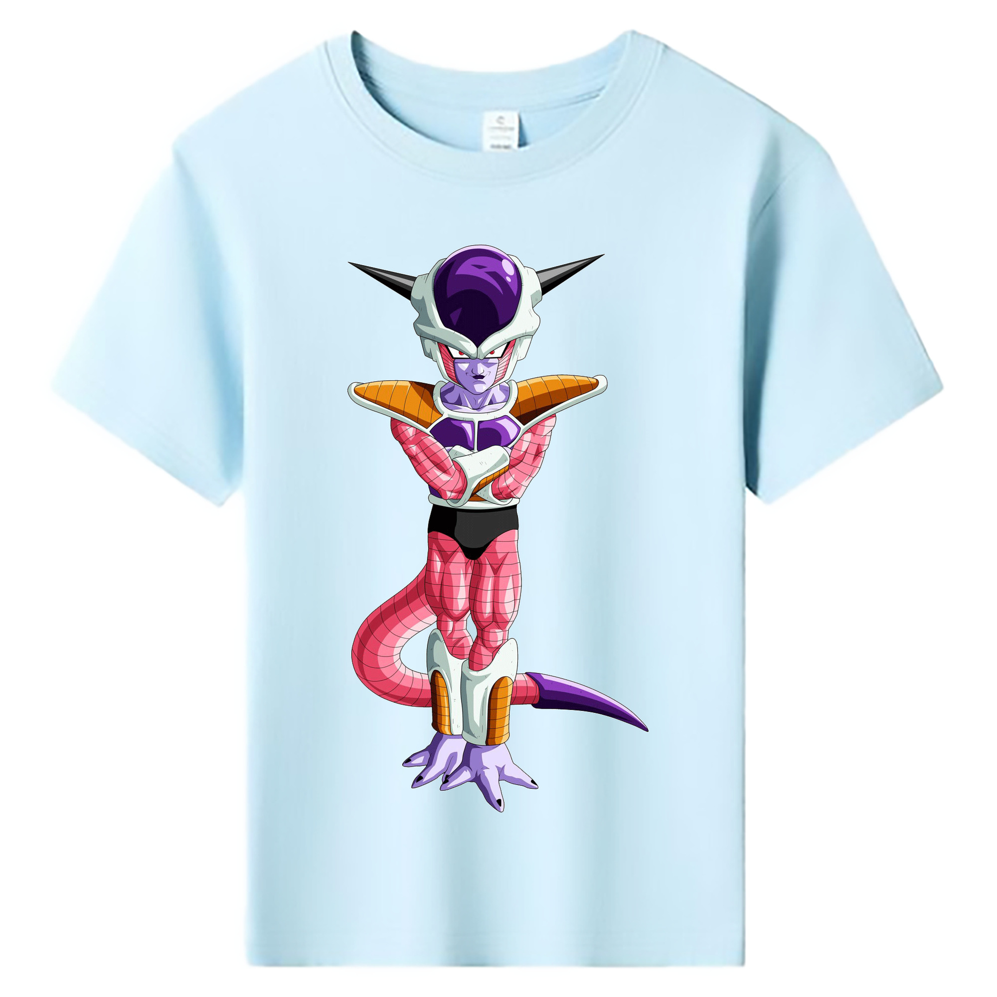 （画像用） ドラゴンボール フリーザ DRAGON BALL Frieza 綿100％キッズTシャツ（フロントプリント）